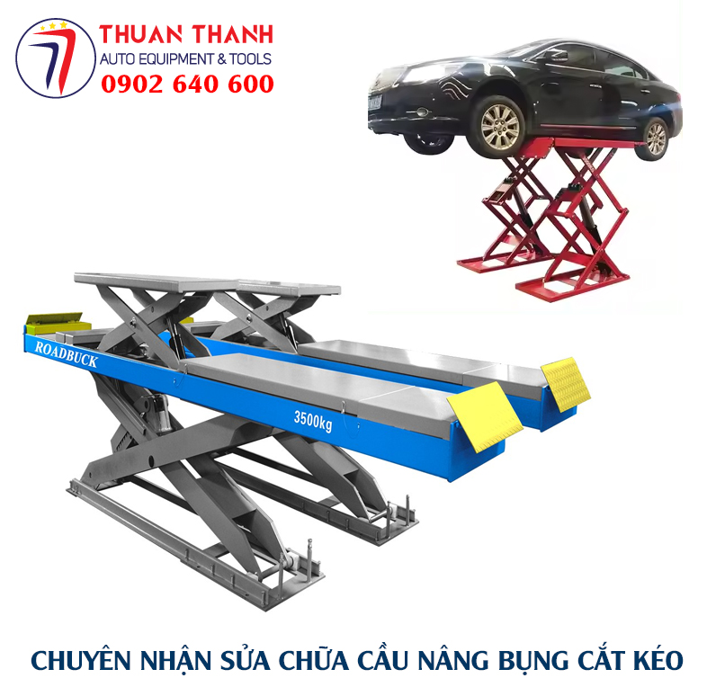 Chuyên nhận sửa chữa bảo dưỡng cầu nâng cắt kéo nâng xe ô tô