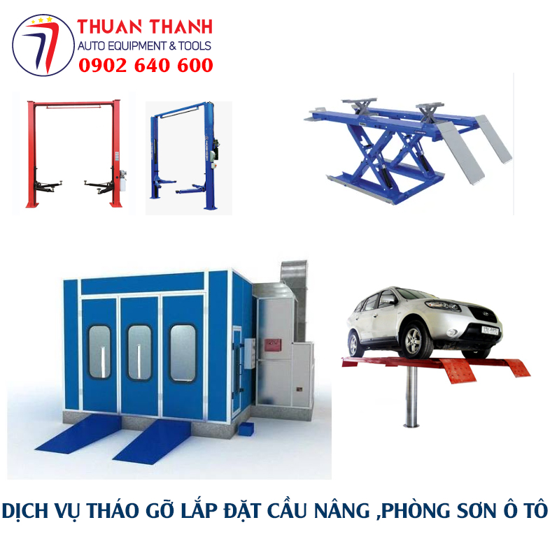 Dịch vụ tháo gỡ di dời thiết bị garage sửa xe ô tô uy tín