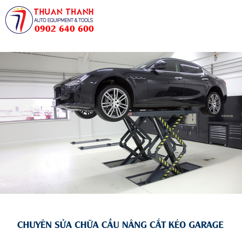 Chuyên sửa và thay phớt cầu nâng ô tô cắt kéo âm nền 3.5 tấn