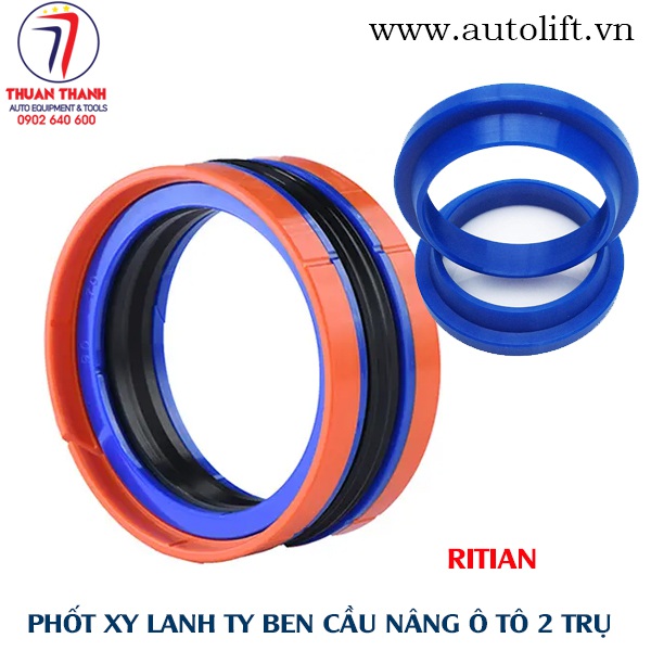 Phốt ben dầu thuỷ lực cầu nâng ô tô 2 trụ Trung quốc RITIAN