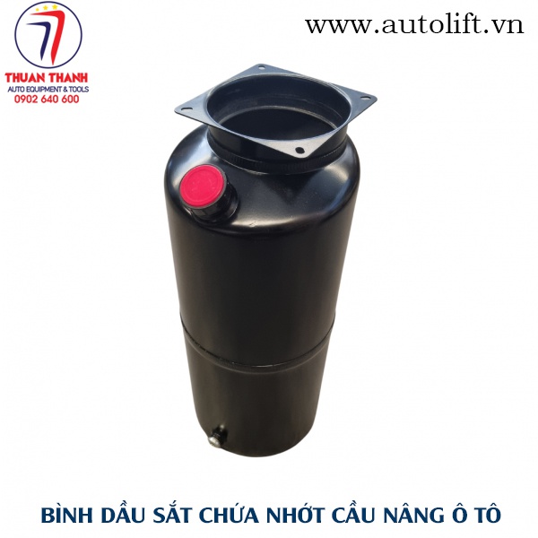 Bình dầu sắt chứa nhớt cầu nâng ô tô 2 trụ chính hãng 14 lít TEKO