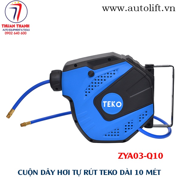 Cuộn dây hơi treo tường tự rút dẫn khí nén dài 10m TEKO ZYA03-Q10