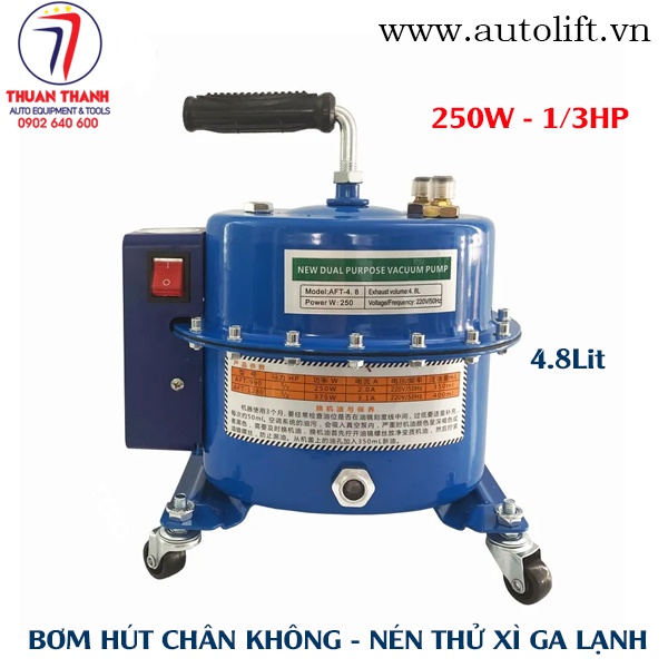 Bơm hút nén chân không thử xì kiểm tra rò rỉ hệ thống lạnh xe ô tô 275w