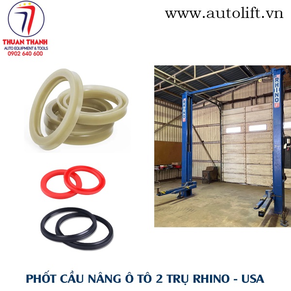 Bộ phốt ti ben xy lanh cầu nâng 2 trụ cáp trên RHINO - USA chính hãng