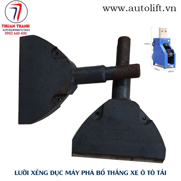 Lưỡi xẻng đục máy phá bố thắng , bộ lưỡi đục gắn máy máy đục má phanh