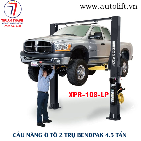 Cầu nâng ô tô 2 trụ BENDPAK XPR-10S-LP cổng trên 4 tấn