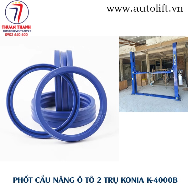 Phốt cầu nâng ô tô 2 trụ KONIA cáp trên cáp dưới UPH48