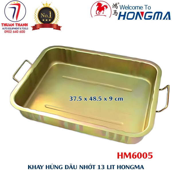 Khay hứng dầu nhớt thải động cơ xe ô tô 13 lít HONGMA HM6005 chuyên dùng trong garage